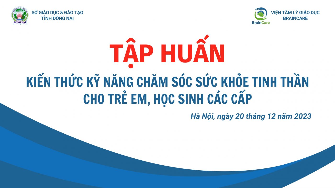🌻🌸Chương trình tập huấn nâng cao năng lực tư vấn tâm lý và chăm sóc sức khỏe tinh thần cho học sinh trong bối cảnh mới🌻🌸