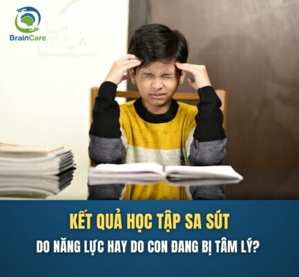 Kết quả học tập sa sút - do năng lực của con hay con đang “bị” tâm lý